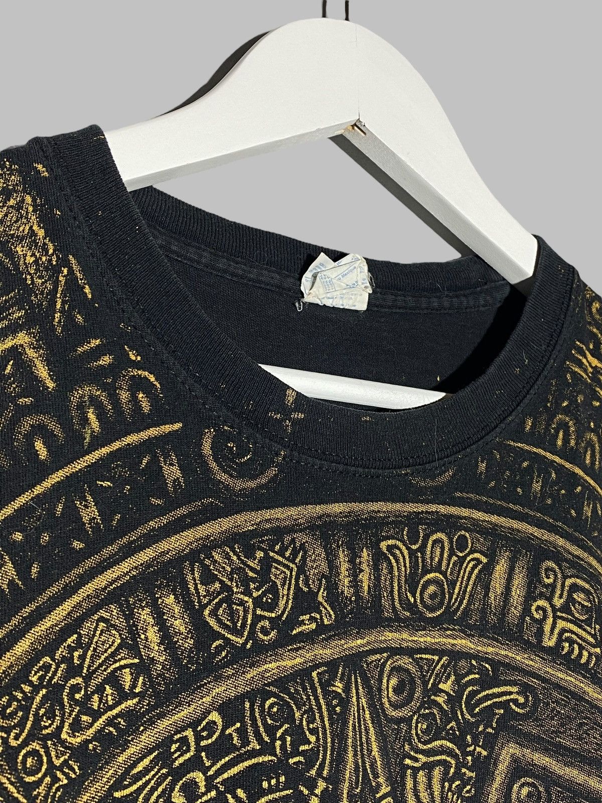 Band Tees × Vintage Vintage Y2K Aztec AOP Mexico Puerto Vallarta T Shirt Size US M / EU 48-50 / 2 - 5 Thumbnail