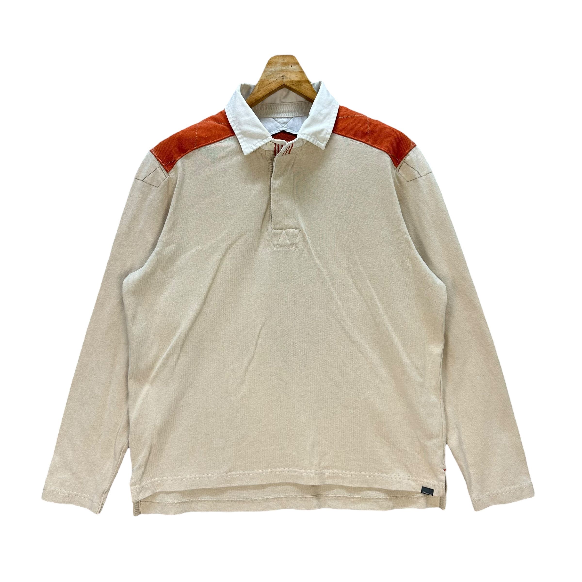 Eddie Bauer Eddie Bauer Spring 2014 Long Sleeve Polo Shirt #9175-66 Size US L / EU 52-54 / 3 - 1 Thumbnail