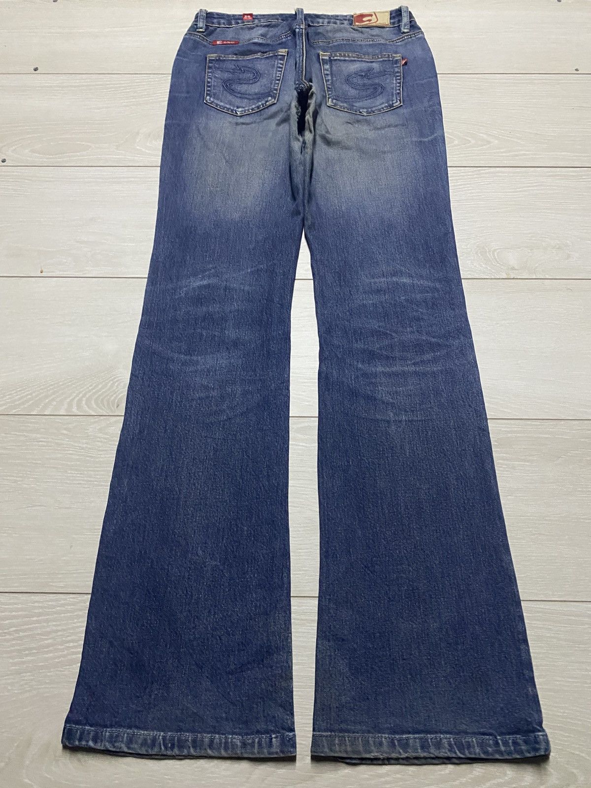 Other Vintage japanese Brand BSO Faded Wash Bootcut Flare Jeans Size US 28 / EU 44 - 2 Thumbnail