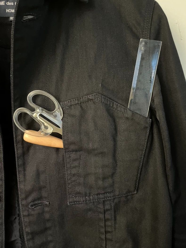 Comme des Garcons Comme des Garcons Homme 2008 work wear CdGH denim jacket 25 Size US XS / EU 42 / 0 - 6 Thumbnail