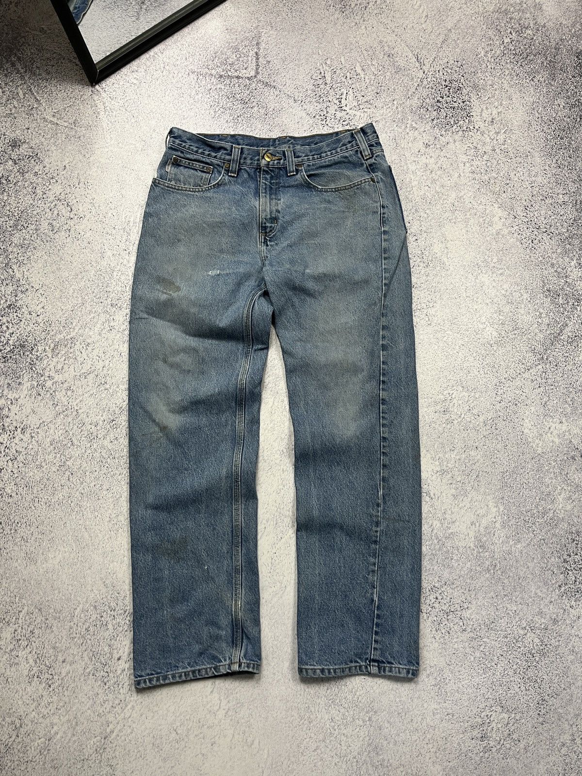 Carhartt Vintage Carhartt Jeans 34x32 Distressed Wash Workwear Y2K Size US 34 / EU 50 - 8 Thumbnail