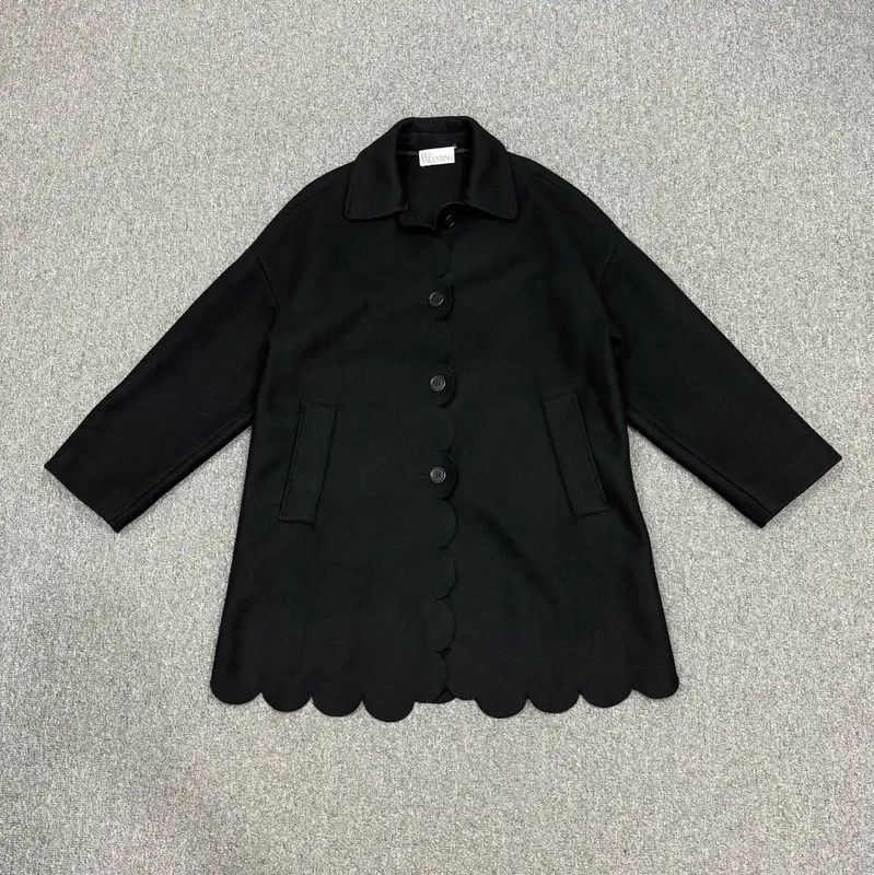 Valentino Valentino Black Polyester Women's Coat 0089 Size M / US 6-8 / IT 42-44 - 1 Thumbnail