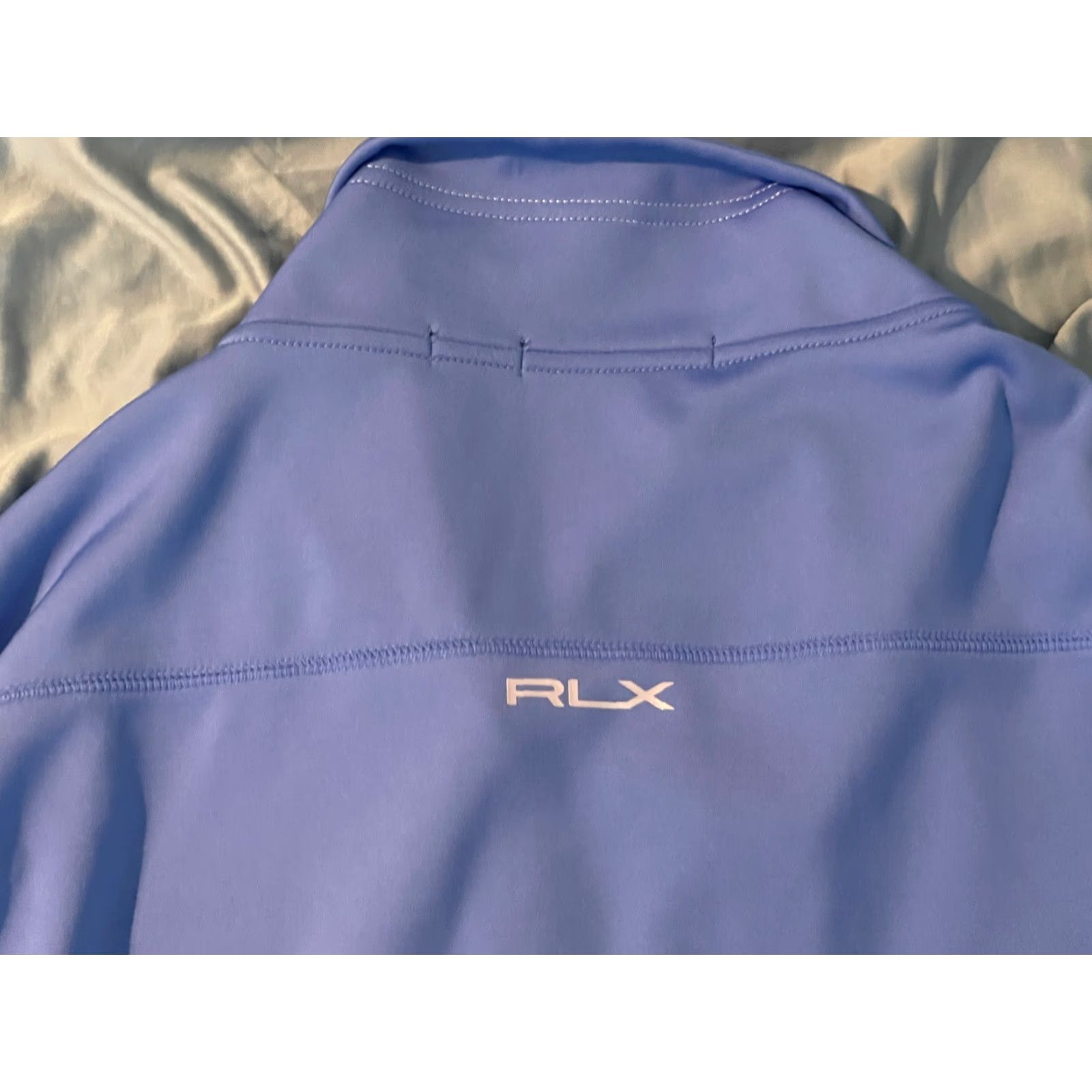 RLX Ralph Lauren RLX Ralph Lauren Womens XL Full Zip Geometric Pattern Jacket/Coat Blue XS? Wait no. Size XL / US 12-14 / IT 48-50 - 7 Thumbnail