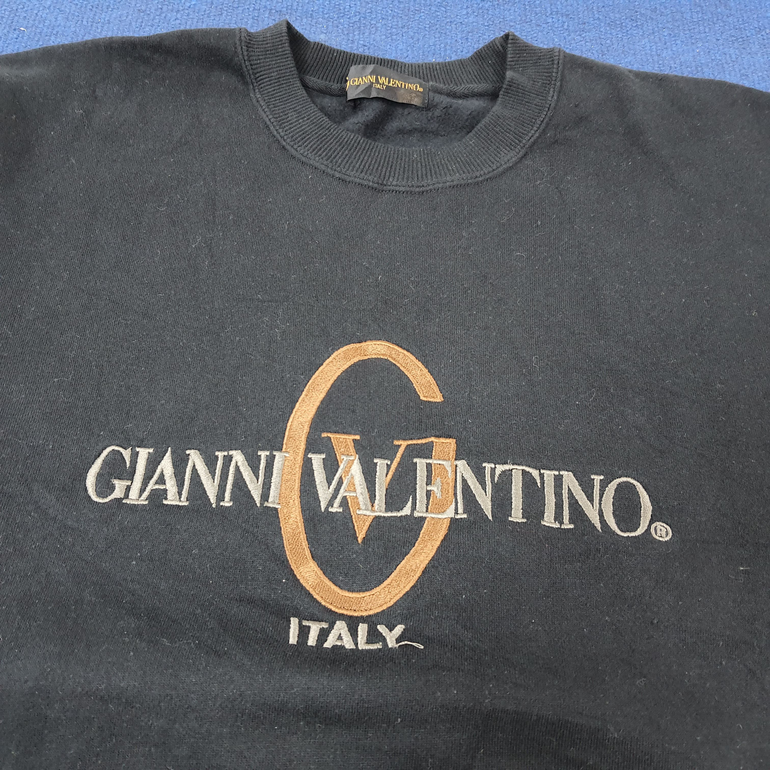 Designer × Gianni Valentino × Vintage Vintage Gianni Valentino Paris Designer Sweatshirt Size US XL / EU 56 / 4 - 2 Thumbnail