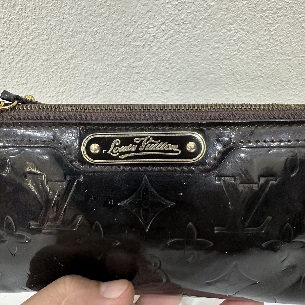 Louis Vuitton LOUIS VUITTON AMARANTE MONOGRAM VERNIS TROUSSE COSMETIC BAG Size ONE SIZE - 6 Thumbnail