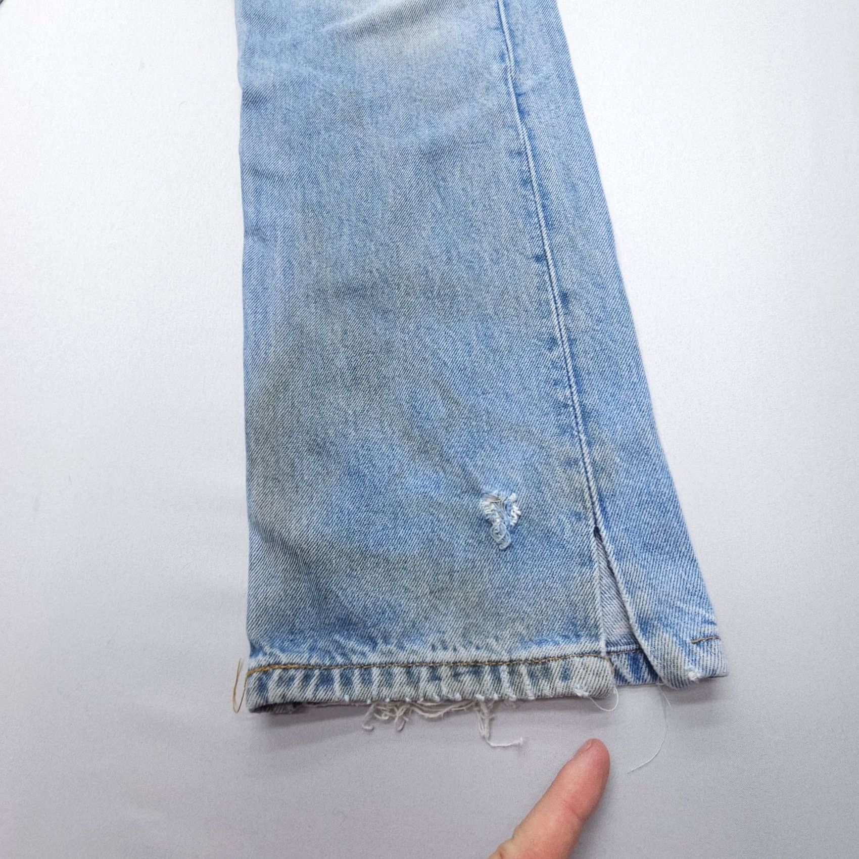 Levi's VTG Levi's 501 Jeans Mens 32 x 36 Button Fly Straight Denim Blue 90s USA 5-Pocket Regular Fit Size US 32 / EU 48 - 7 Thumbnail