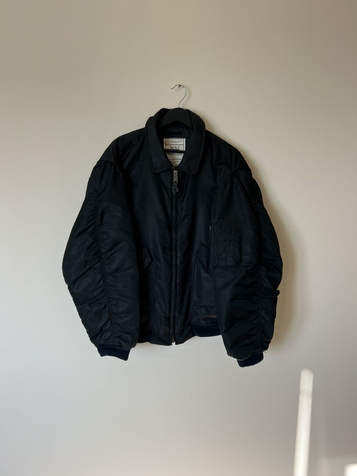 Vintage Vintage MA-2 Retro Flyght Aviator 90s opium style bomber Size US XL / EU 56 / 4 - 1 Thumbnail