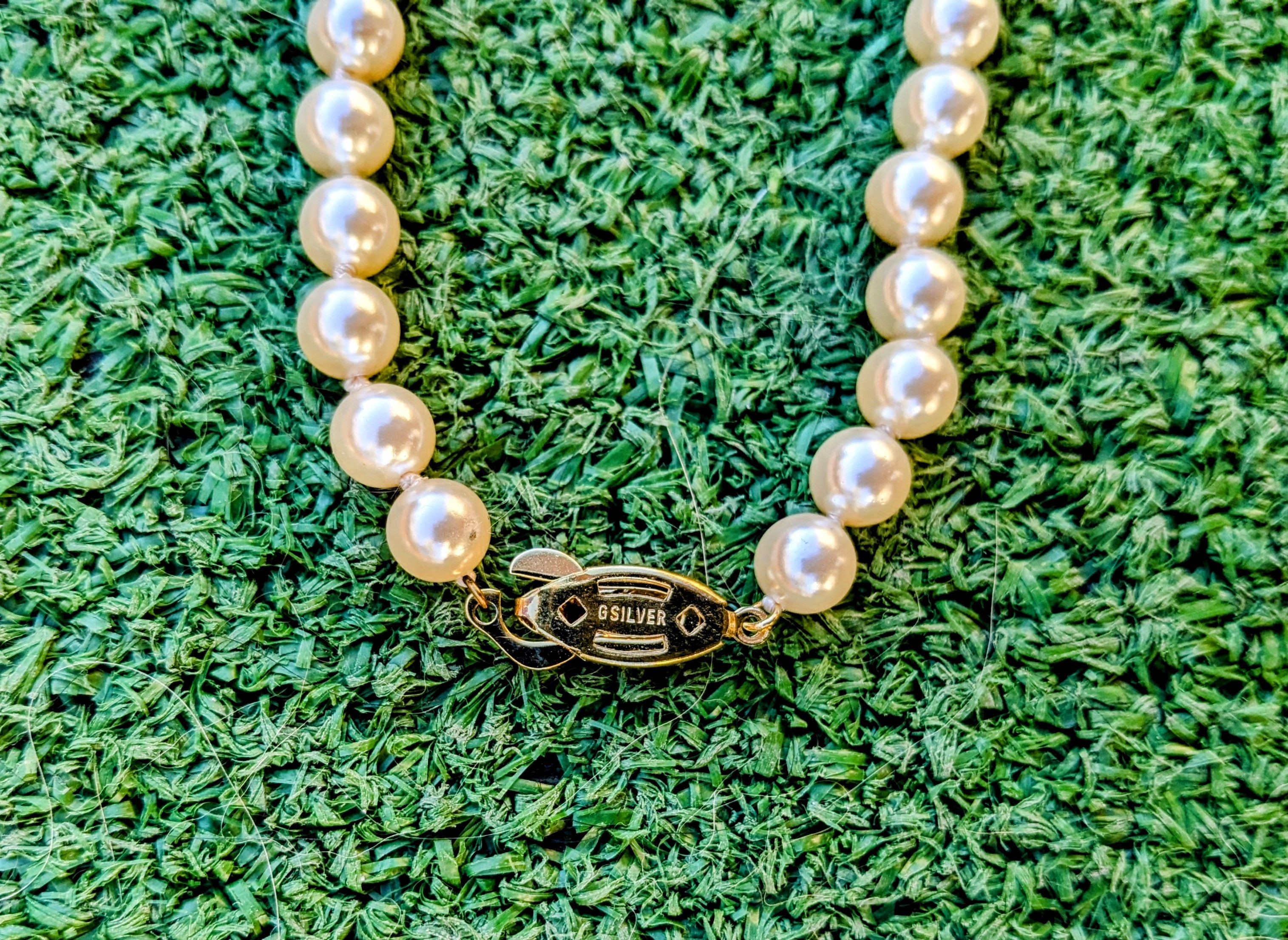 Vintage G Silver Filigree Clasp Hand Knotted Pearl 2-Necklace Set Size ONE SIZE - 4 Thumbnail