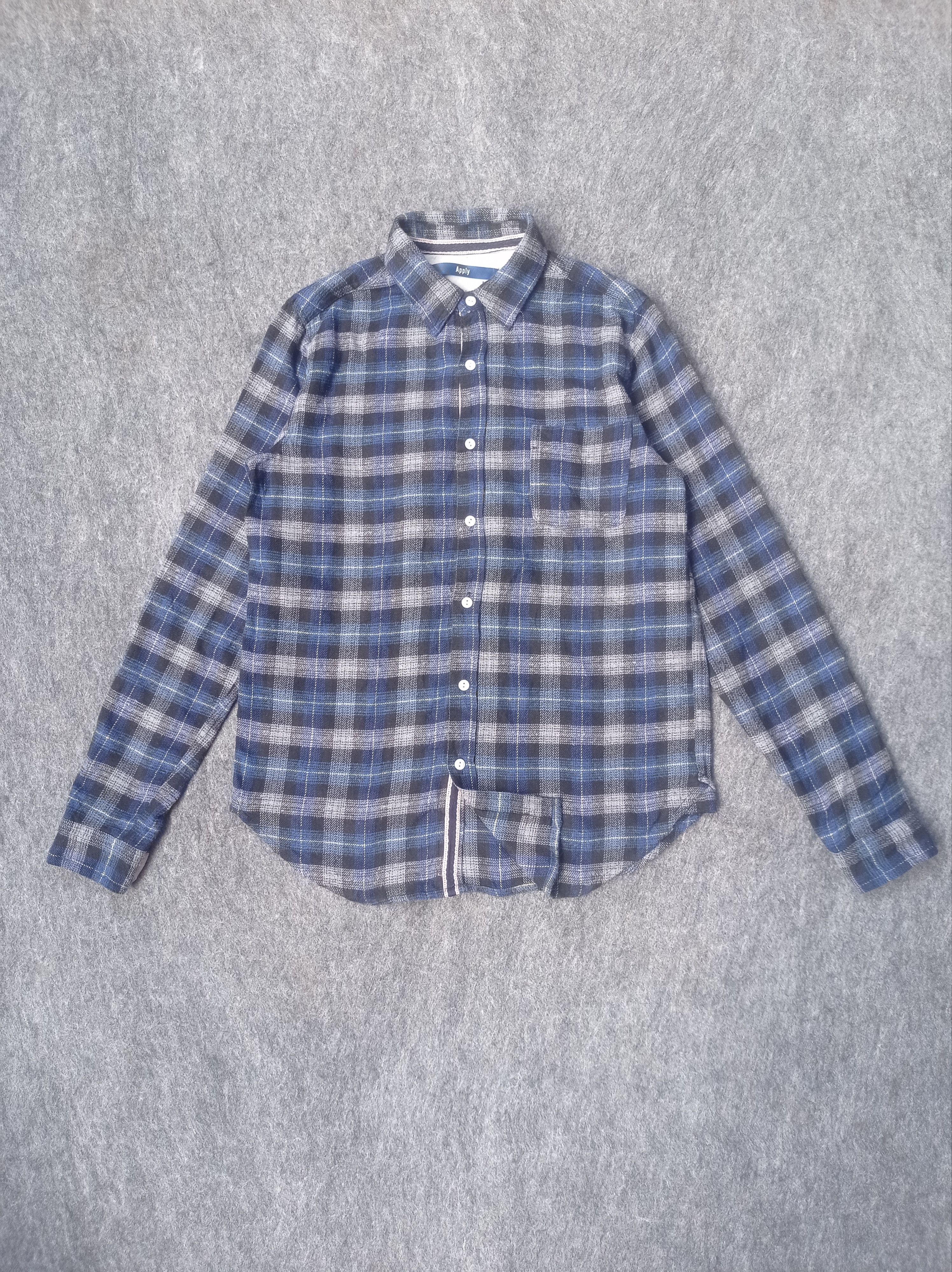 image of Designer Apply Flannel Shirt, Men's (Size Medium)