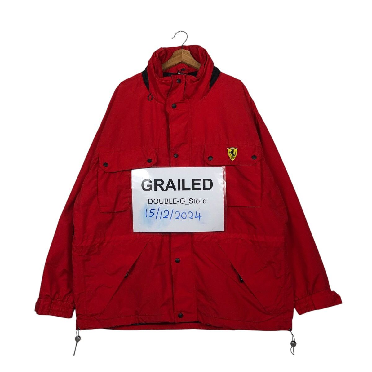 Japanese Brand 📌Vintage Zipper Jacket Racing Ferrari New With Tag Size US XL / EU 56 / 4 - 1 Thumbnail