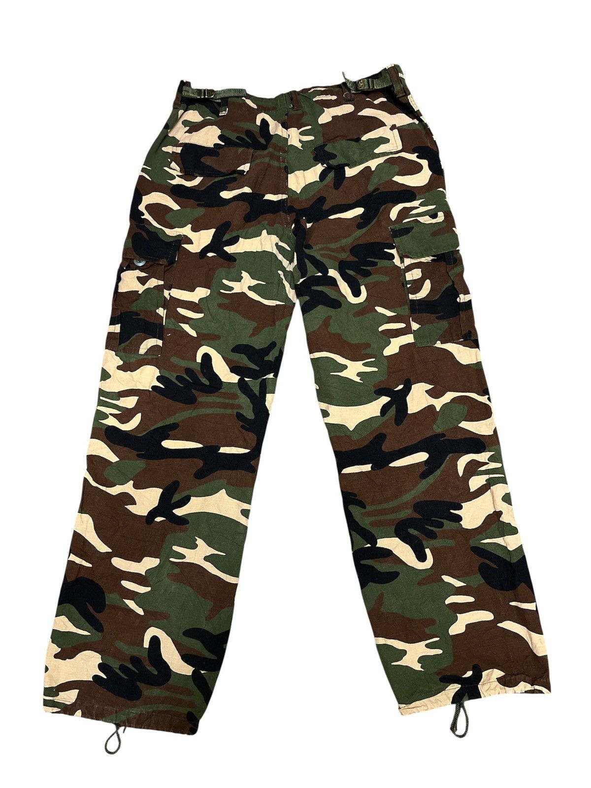 Vintage Military Camo Pants Woodland M81 Trouser Size US 34 / EU 50 - 2 Thumbnail