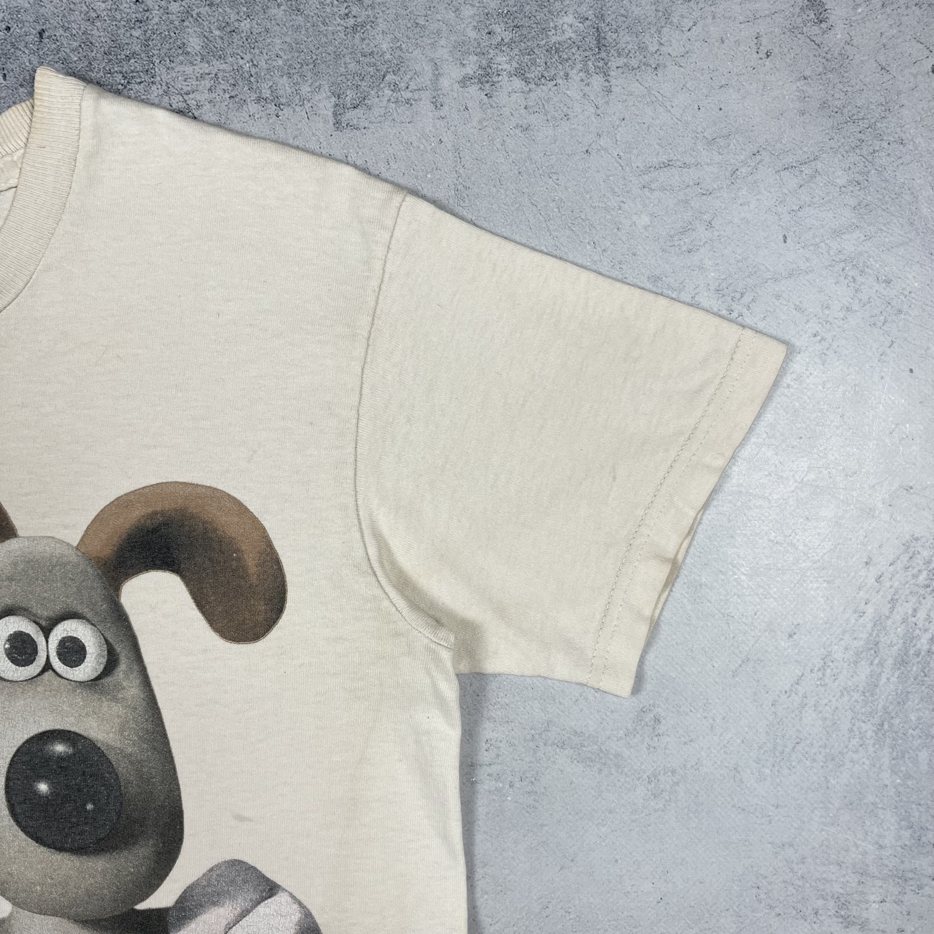 Cartoon Network Vintage Wallace & Gromit Rare Cartoon T Shirt 1989 Size US S / EU 44-46 / 1 - 15 Thumbnail