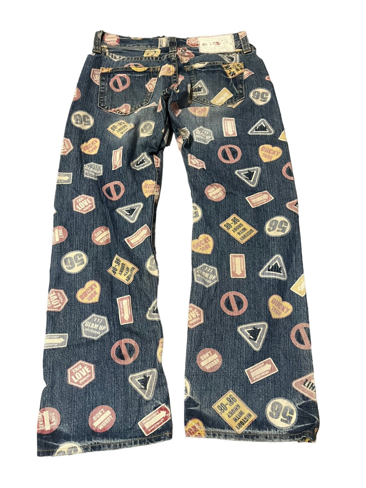 Hysteric Glamour × If Six Was Nine × Japanese Brand A Pair Co&Lu All Over Print Inspired by Hysteric Gla 32 x 29 Size US 32 / EU 48 - 7 Thumbnail