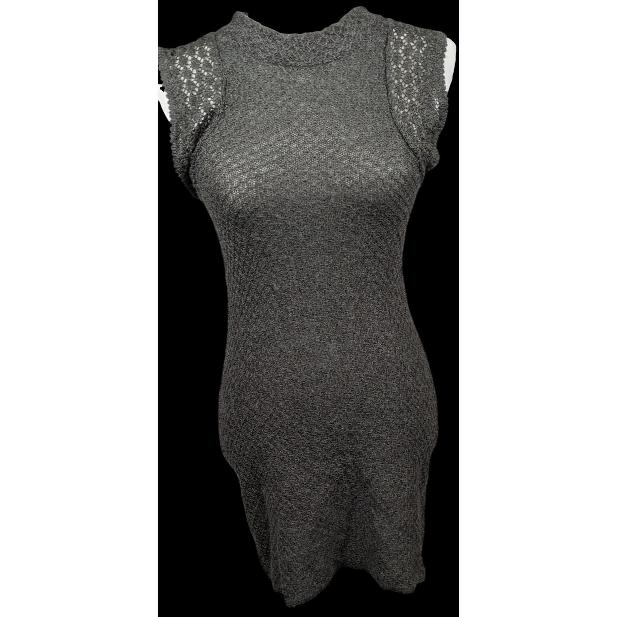 Heritage1981 Casual Retro Coquette Grey Knit Dress by Heritage 1981 Size M / US 6-8 / IT 42-44 - 1 Thumbnail