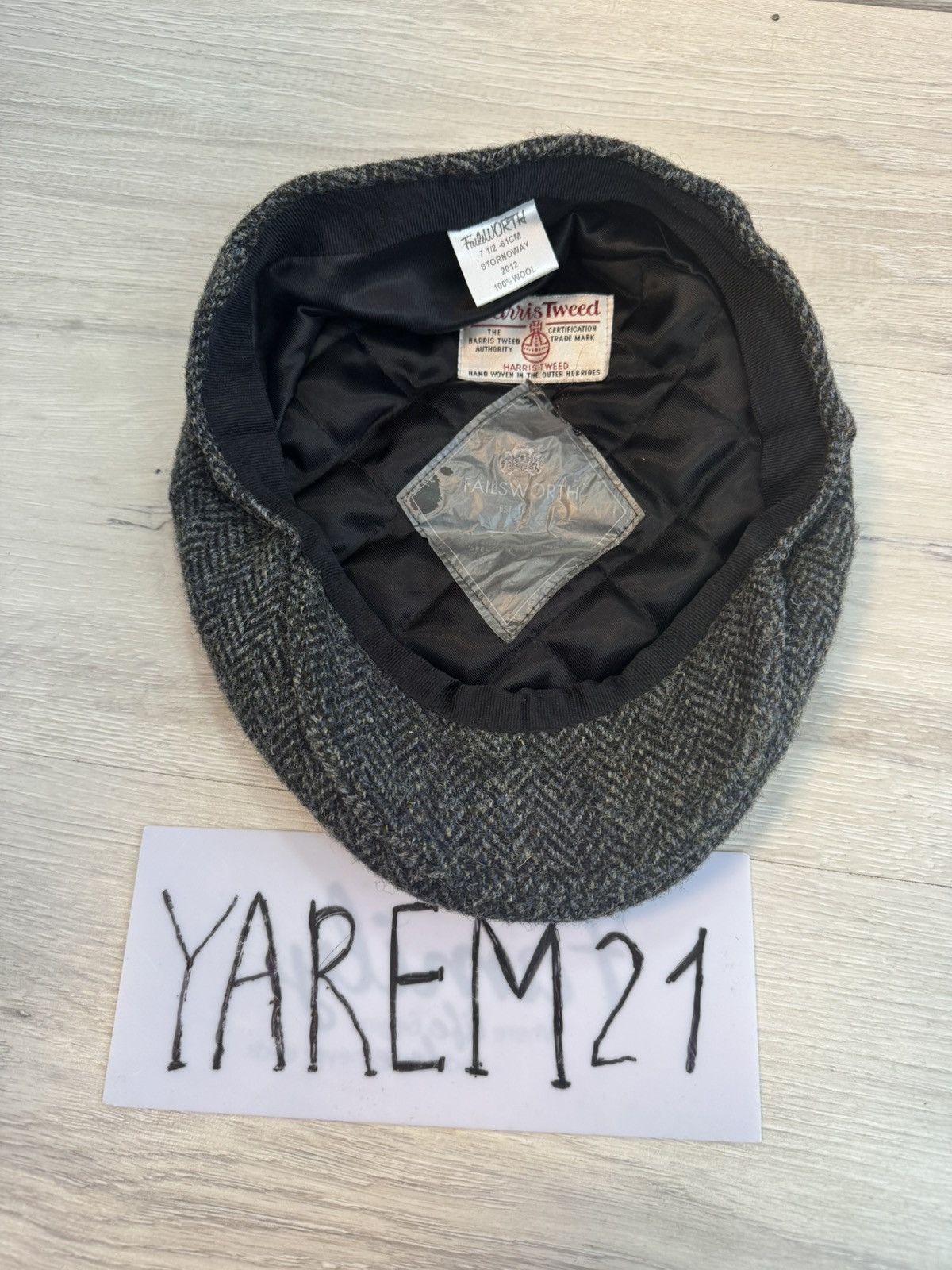 Harris Tweed Harris Tweed hat cap Size ONE SIZE - 4 Thumbnail