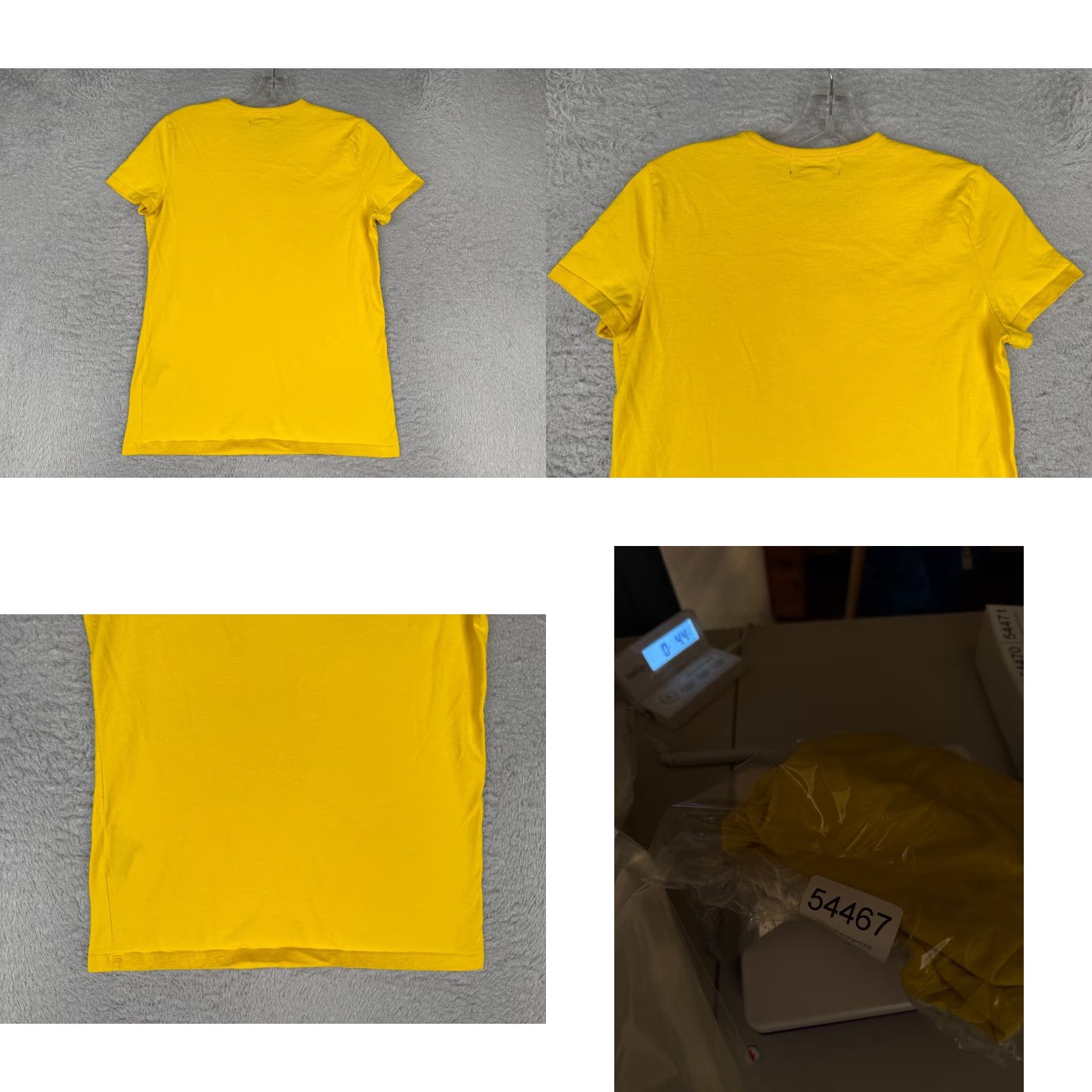 Ralph Lauren Lauren Ralph Lauren Shirt Women Medium Yellow Crew Neck Cotton Crest Logo City Short Sleeve Regular Knit Cotton Shirt Size M / US 6-8 / IT 42-44 - 9 Thumbnail