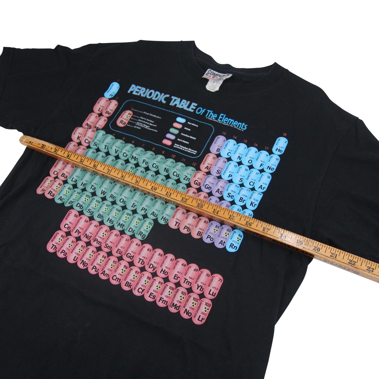 Vintage Vintage Periodic Table of Elements Graphic T Shirt Size US L / EU 52-54 / 3 - 4 Thumbnail