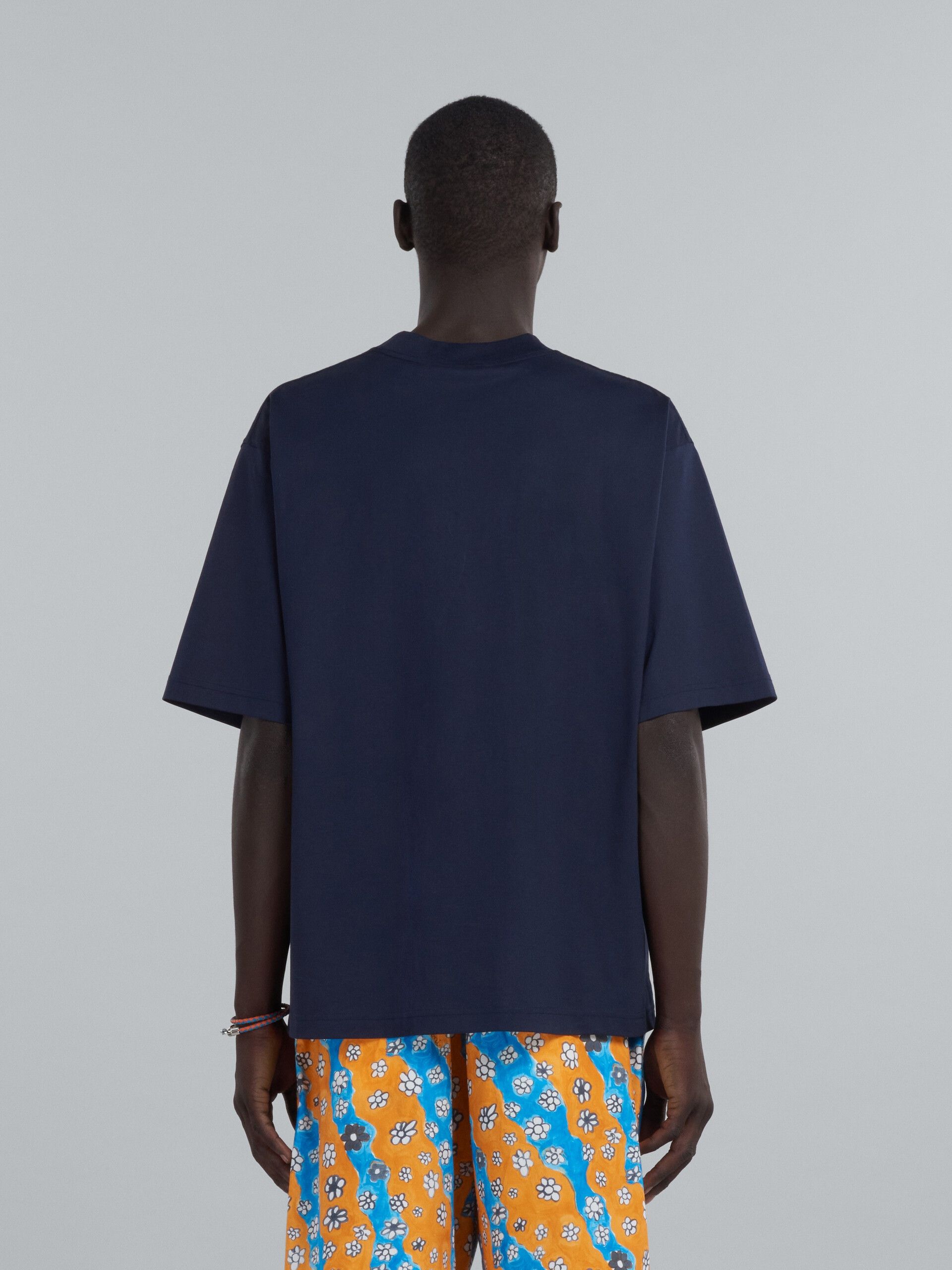 Marni o1f1d3z0625 T-Shirt in Blue Size US M / EU 48-50 / 2 - 3 Thumbnail