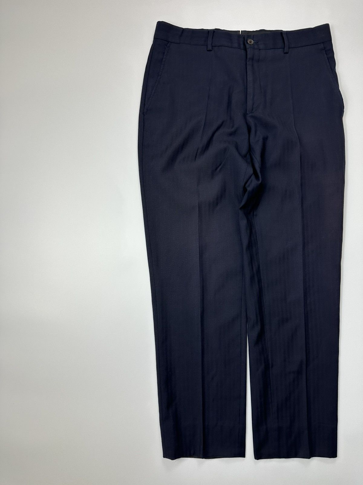 Polo Ralph Lauren Polo Ralph Lauren Dress Wool Pants Made In Italy Navy Blue Size US 30 / EU 46 - 3 Thumbnail
