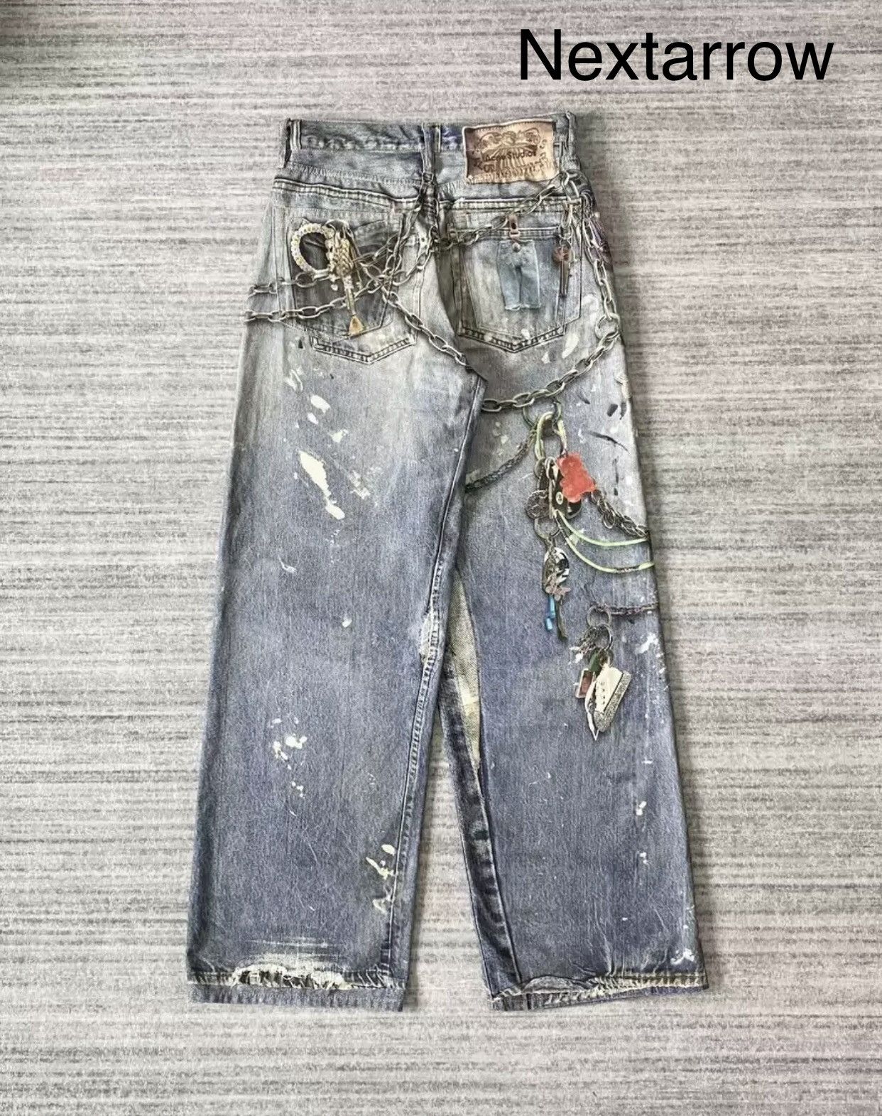 Acne Studios acne studios 3D digital print jeans 2410