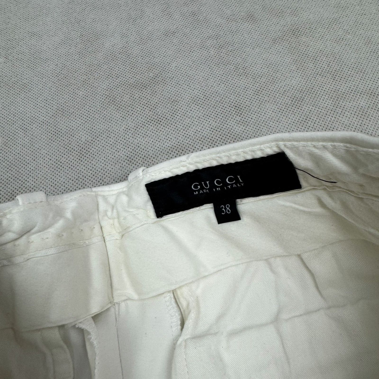 Gucci Gucci White Mid Rise Dress Pant 38 Size 27" / US 4 / IT 40 - 2 Thumbnail