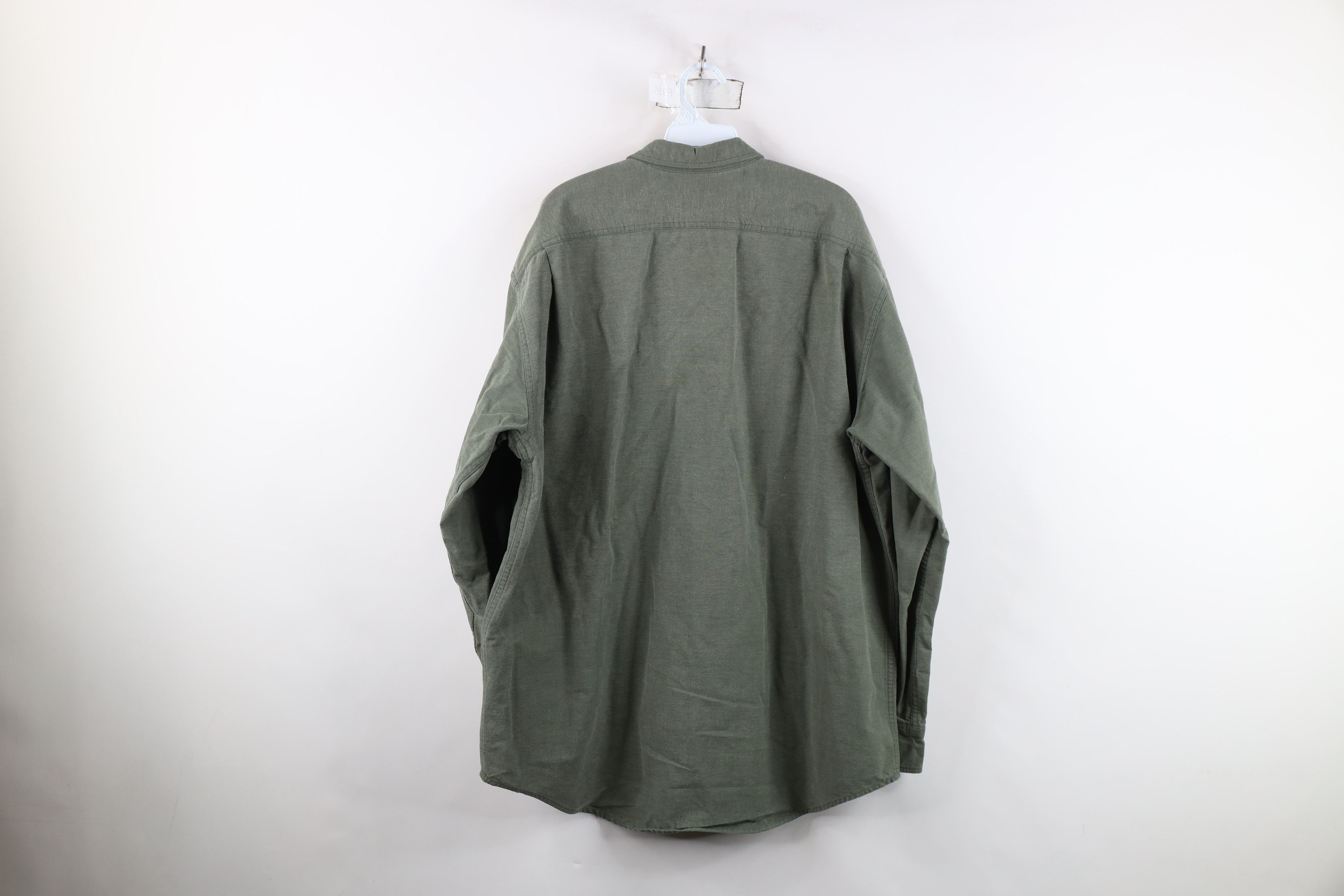 Cabelas Vintage 90s Cabelas Cloth Collared Button Shirt Green Size US XL / EU 56 / 4 - 11 Thumbnail