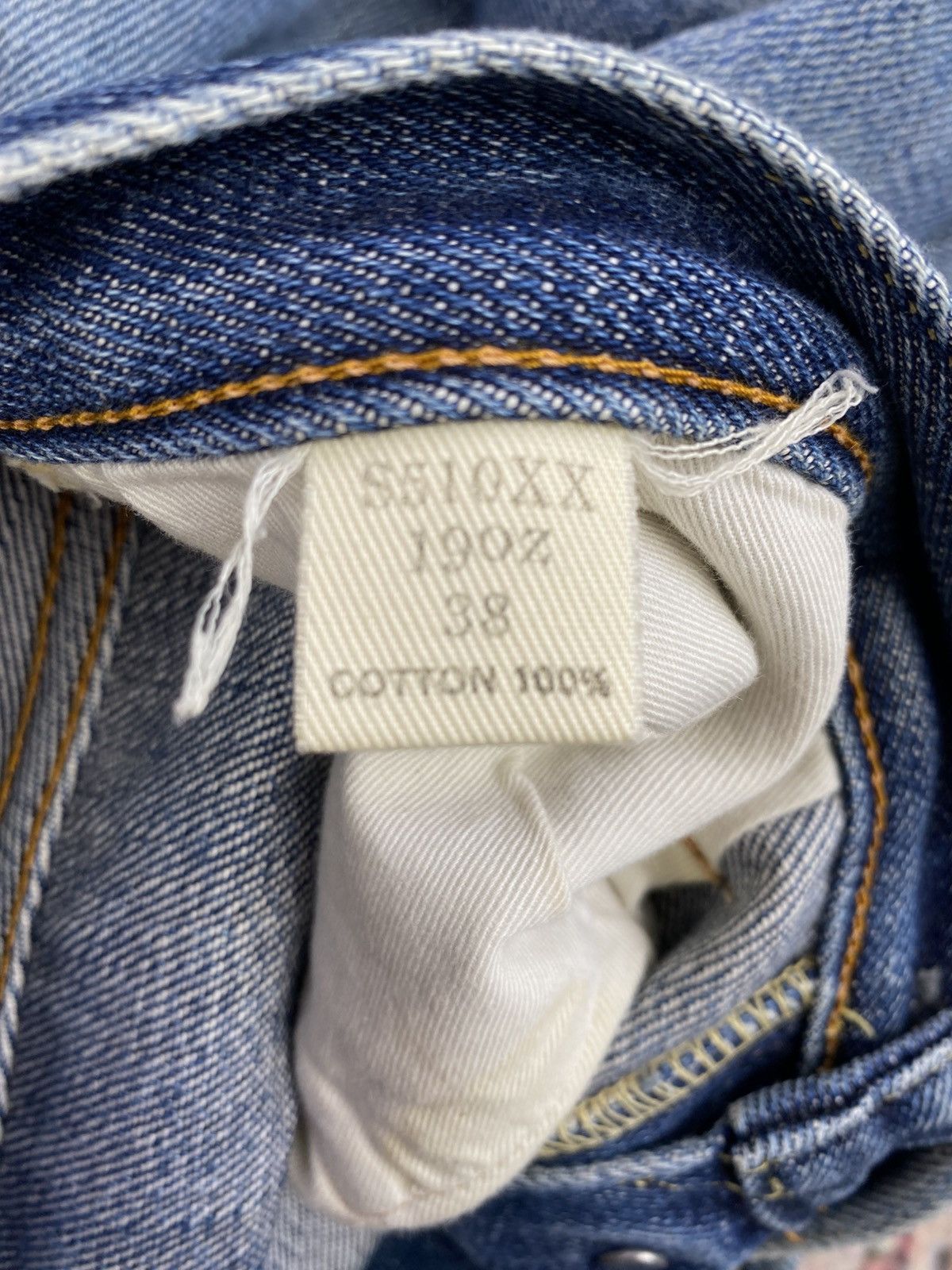 Samurai Jeans Samurai S510XX 19oz Regular Straight Thrashed Selvedge Denim Size US 36 / EU 52 - 21 Thumbnail
