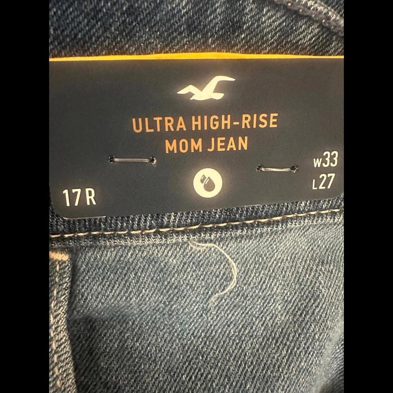 Designer New Hollister Ultra High Rise Mom Size 33" - 2 Thumbnail