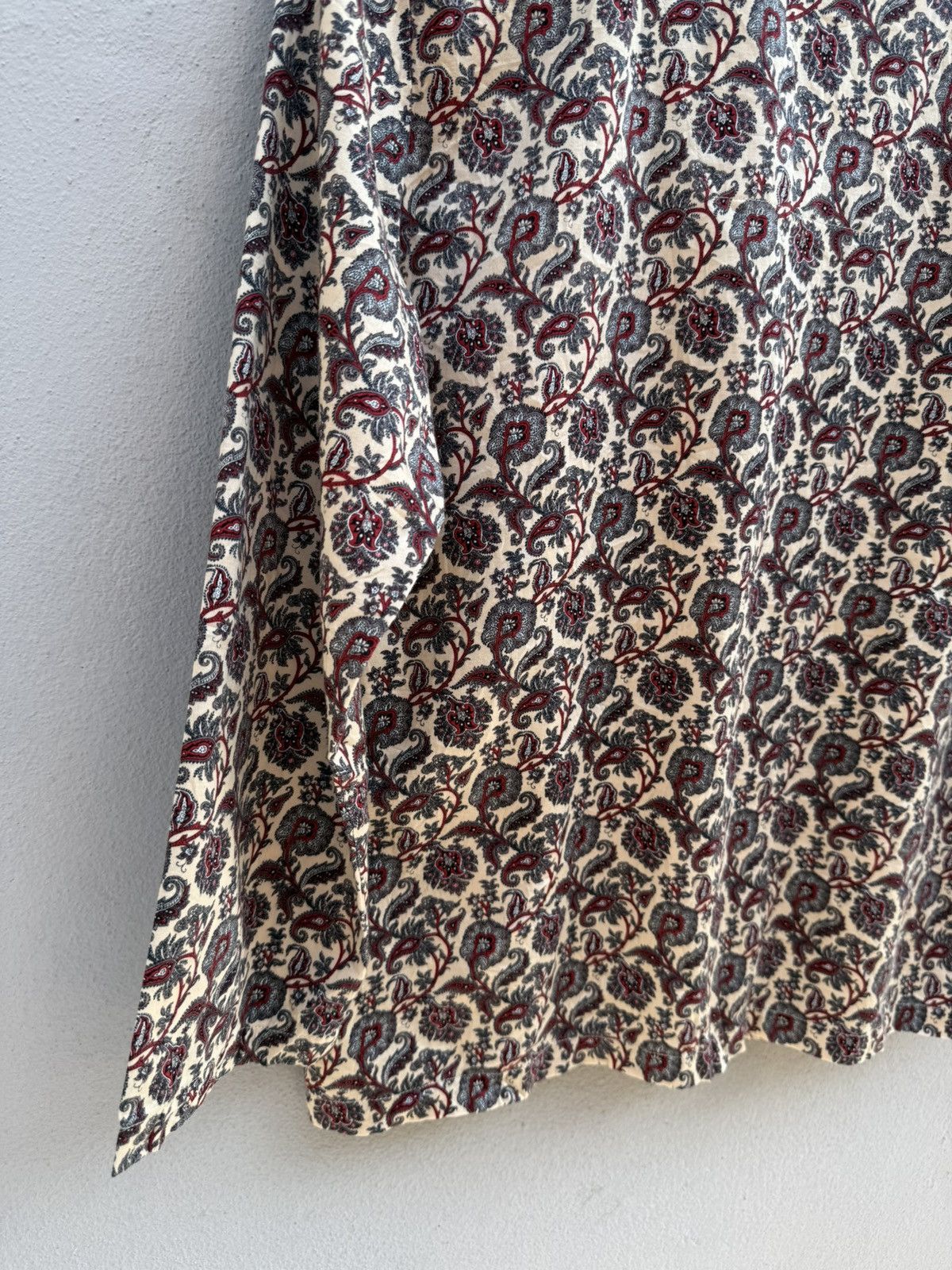 Burberry BURBERRY London AOP Paisley Design Open Collar Shirt Size S / US 4 / IT 40 - 13 Thumbnail