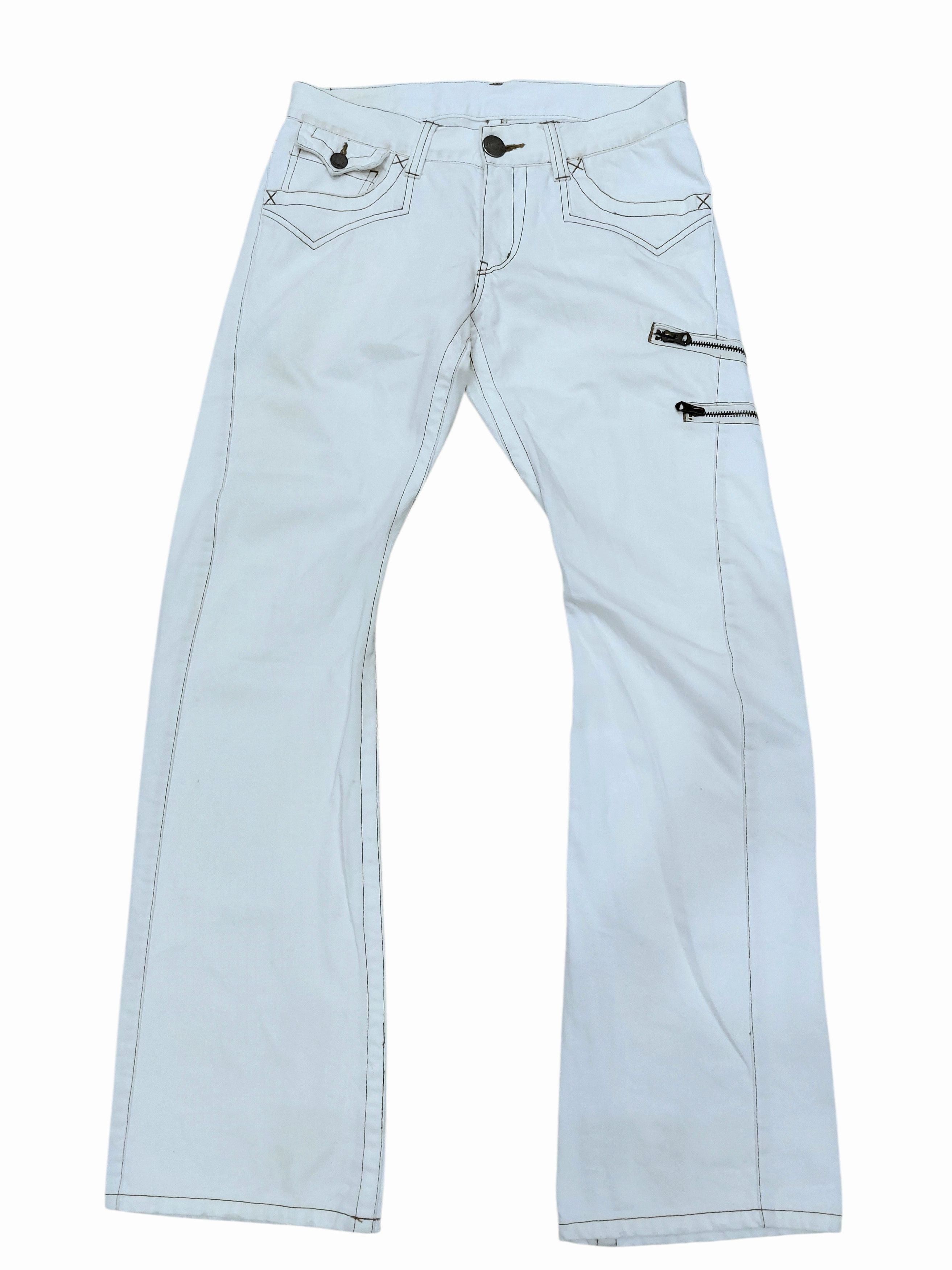 Vintage Flare Rattle Trap Bootcut Rock Style Denim Size US 31 - 2 Thumbnail