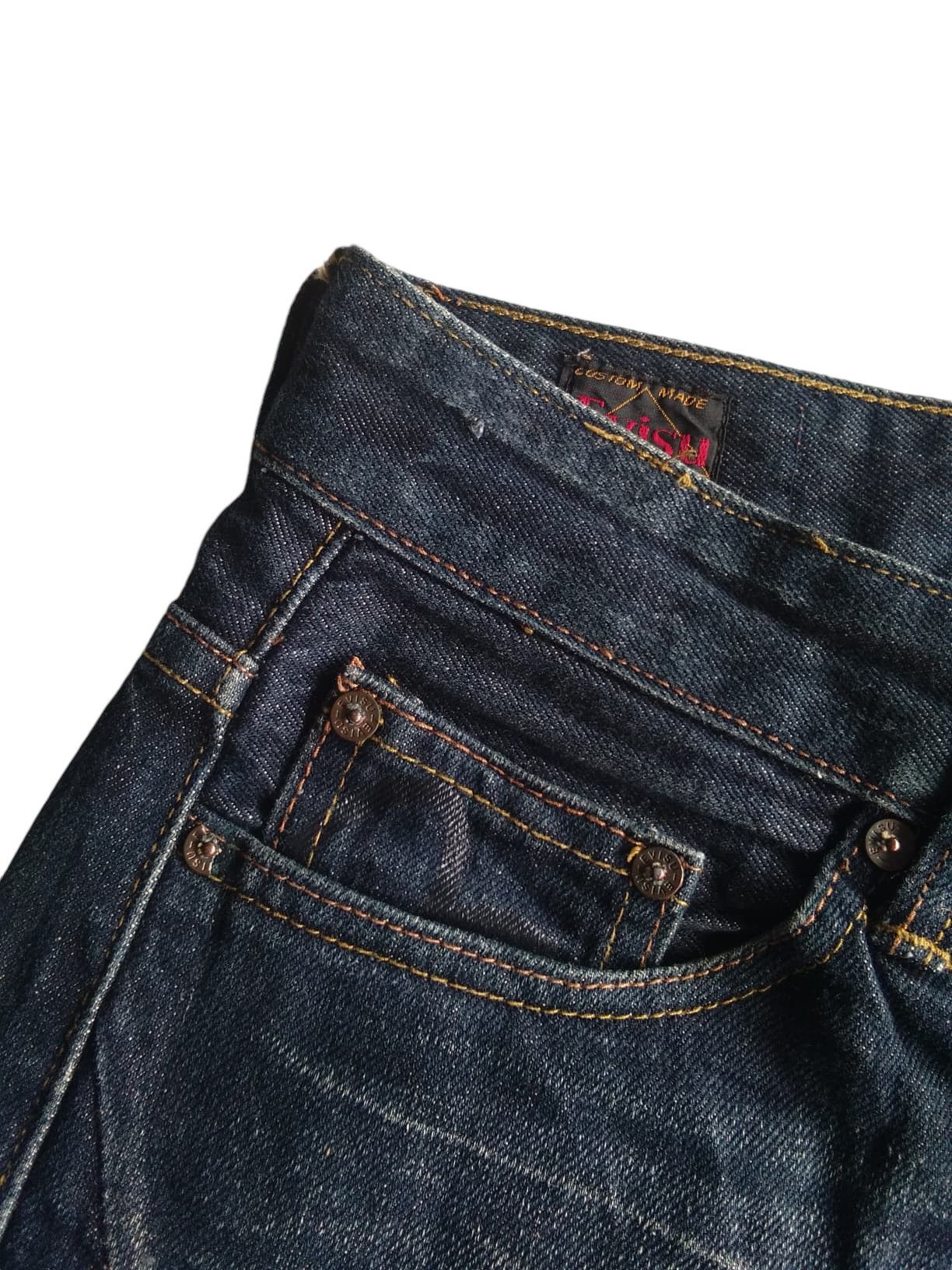 Rare💥Evisu Black Seagull Selvedge Jeans Denim🎌