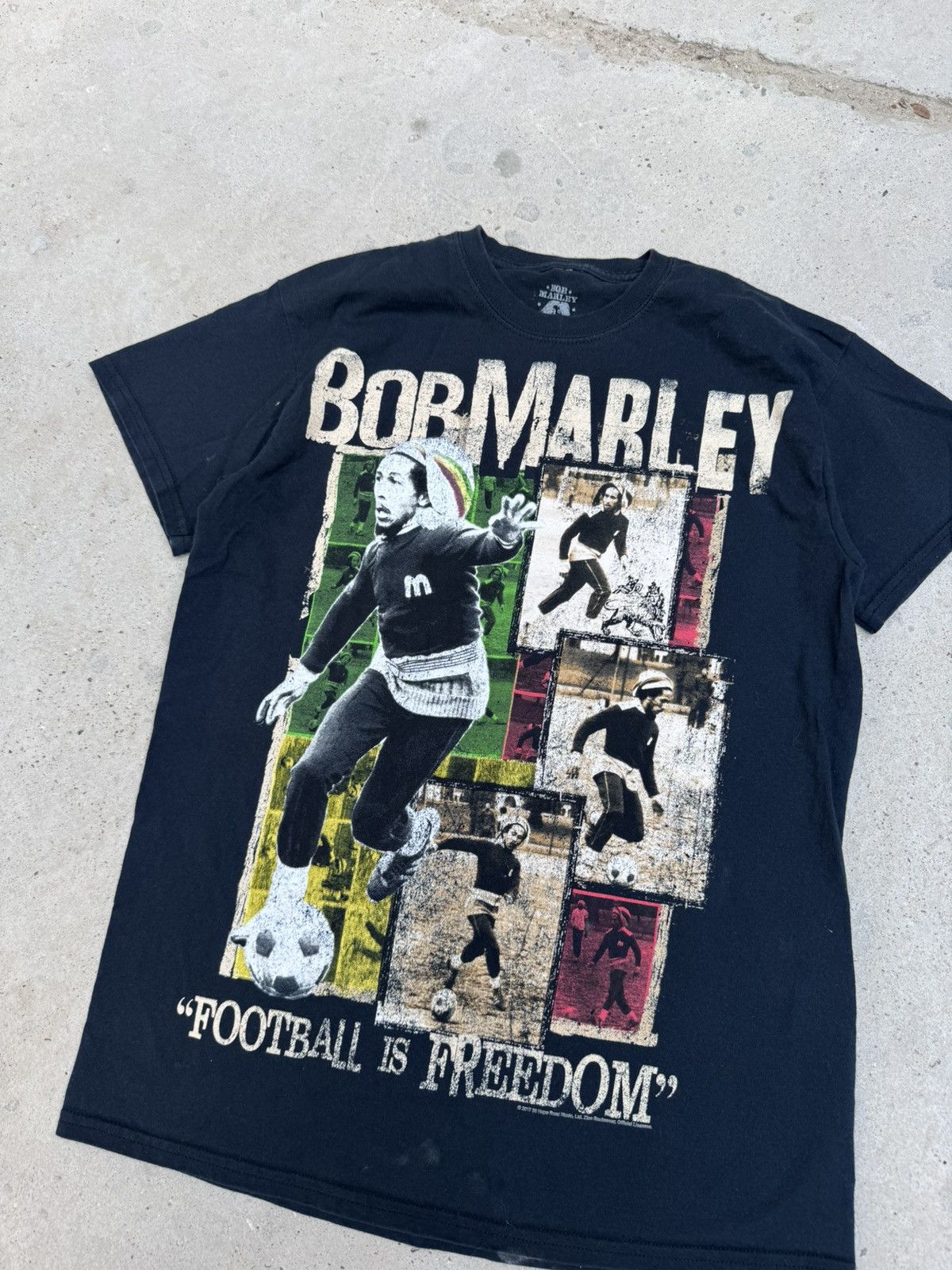 Bob Marley RARE BOB MARLEY SOCCER TEE Size US M / EU 48-50 / 2 - 2 Thumbnail