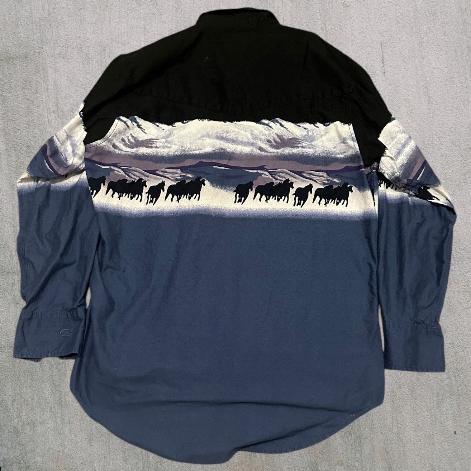 Other Vintage CUMBERLAND Western all around Horse Long sleeve Size US XL / EU 56 / 4 - 2 Thumbnail