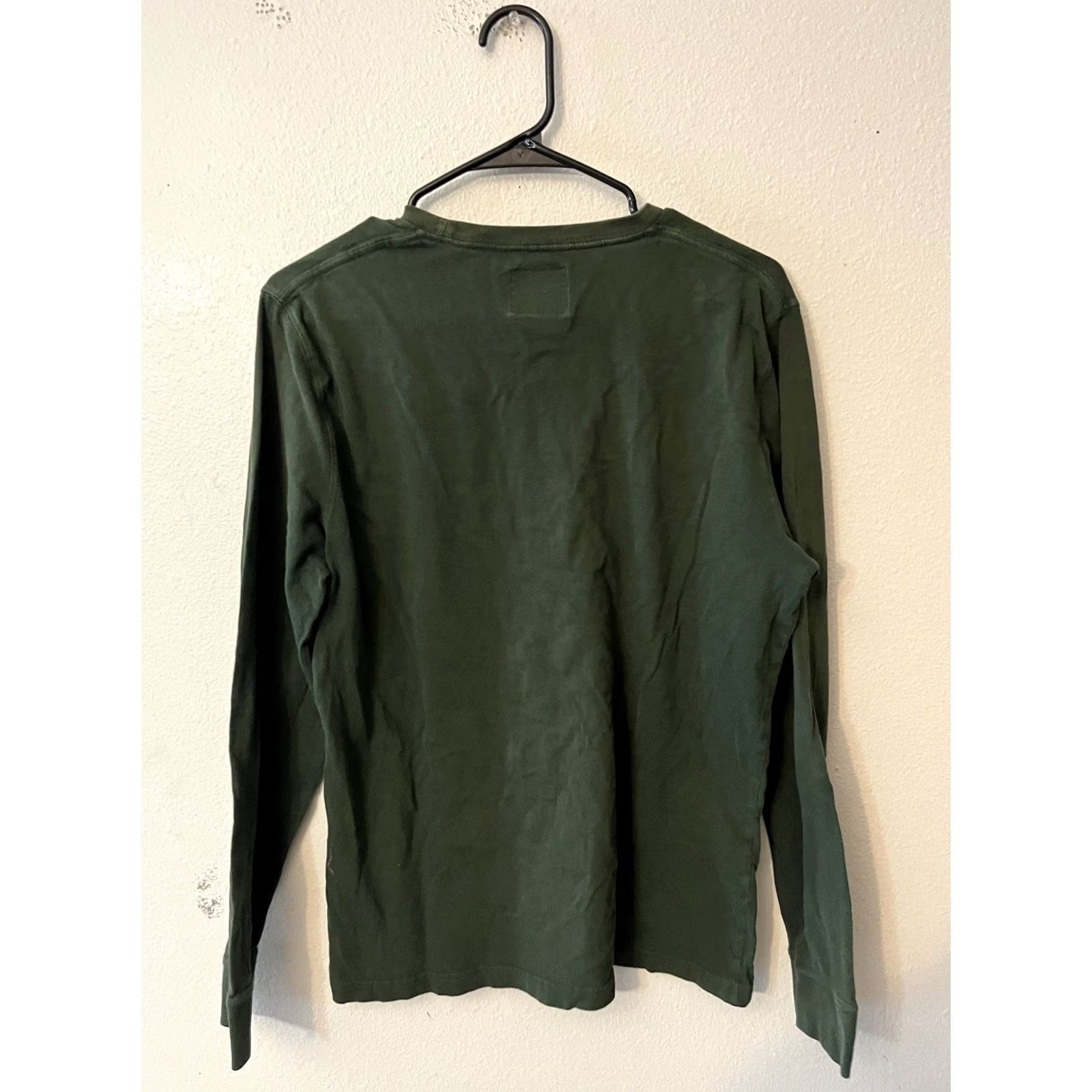 Abercrombie & Fitch Abercrombie & Fitch Men T-Shirt Crew Neck Short Sleeve Green Medium Logo Embroidered Size US M / EU 48-50 / 2 - 2 Thumbnail