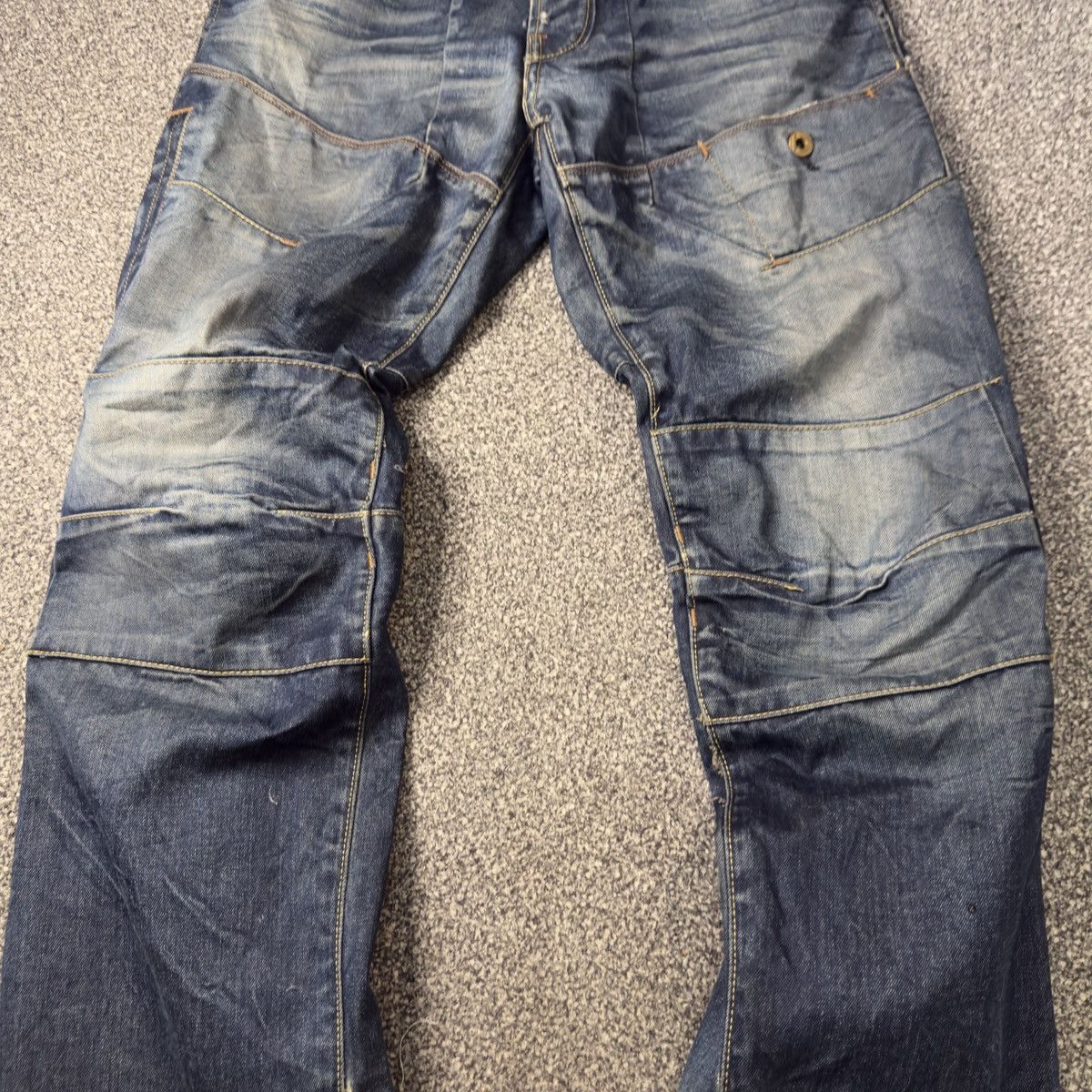 G-Star Archive R33/01 Trail 5620 Tapered Raw Whisker Washed Denim Size US 31 - 5 Thumbnail