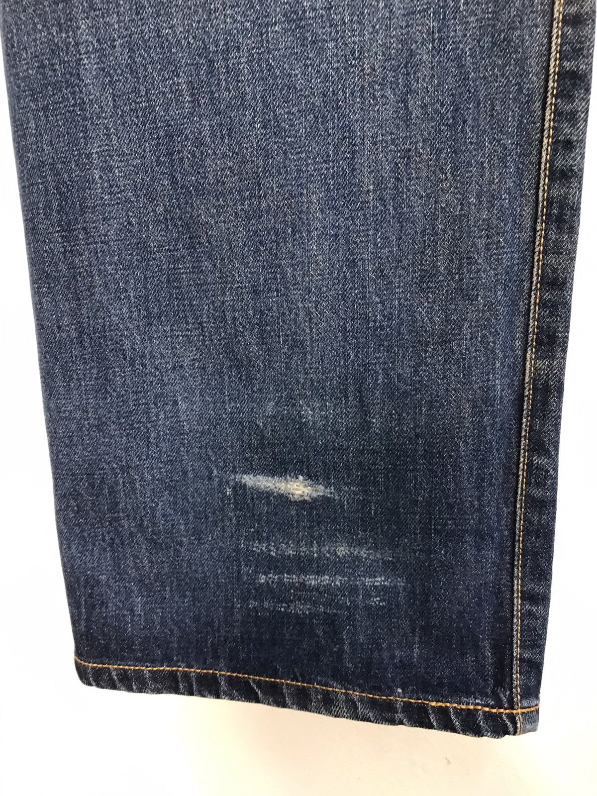 Edwin × Vintage Vintage Edwin 505 Selvedge Distressed Denim Jeans Size US 30 / EU 46 - 13 Thumbnail