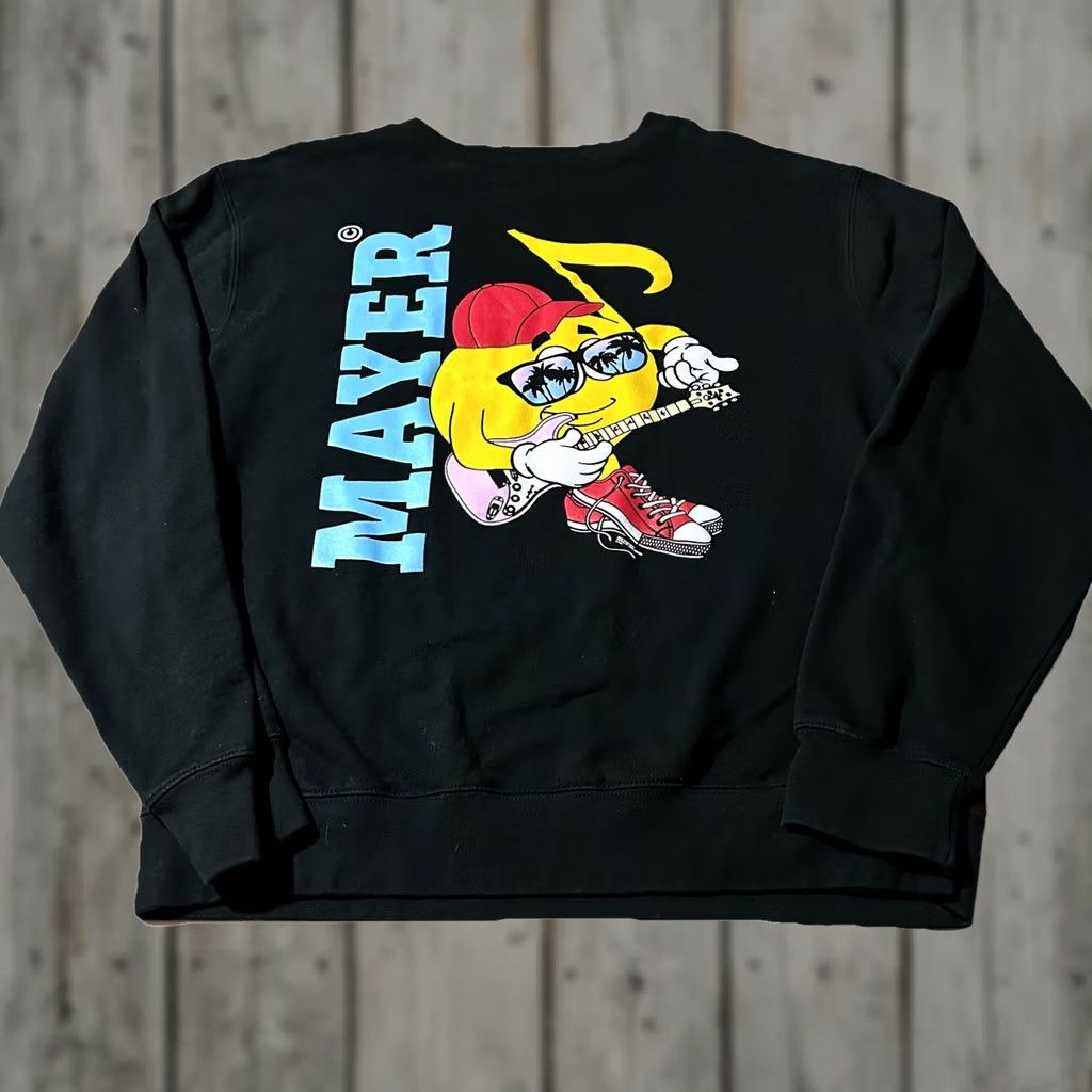 Vintage John Mayer Sob Rock Sweatshirt Music Size M Black Men Pullover Size US M / EU 48-50 / 2 - 1 Thumbnail
