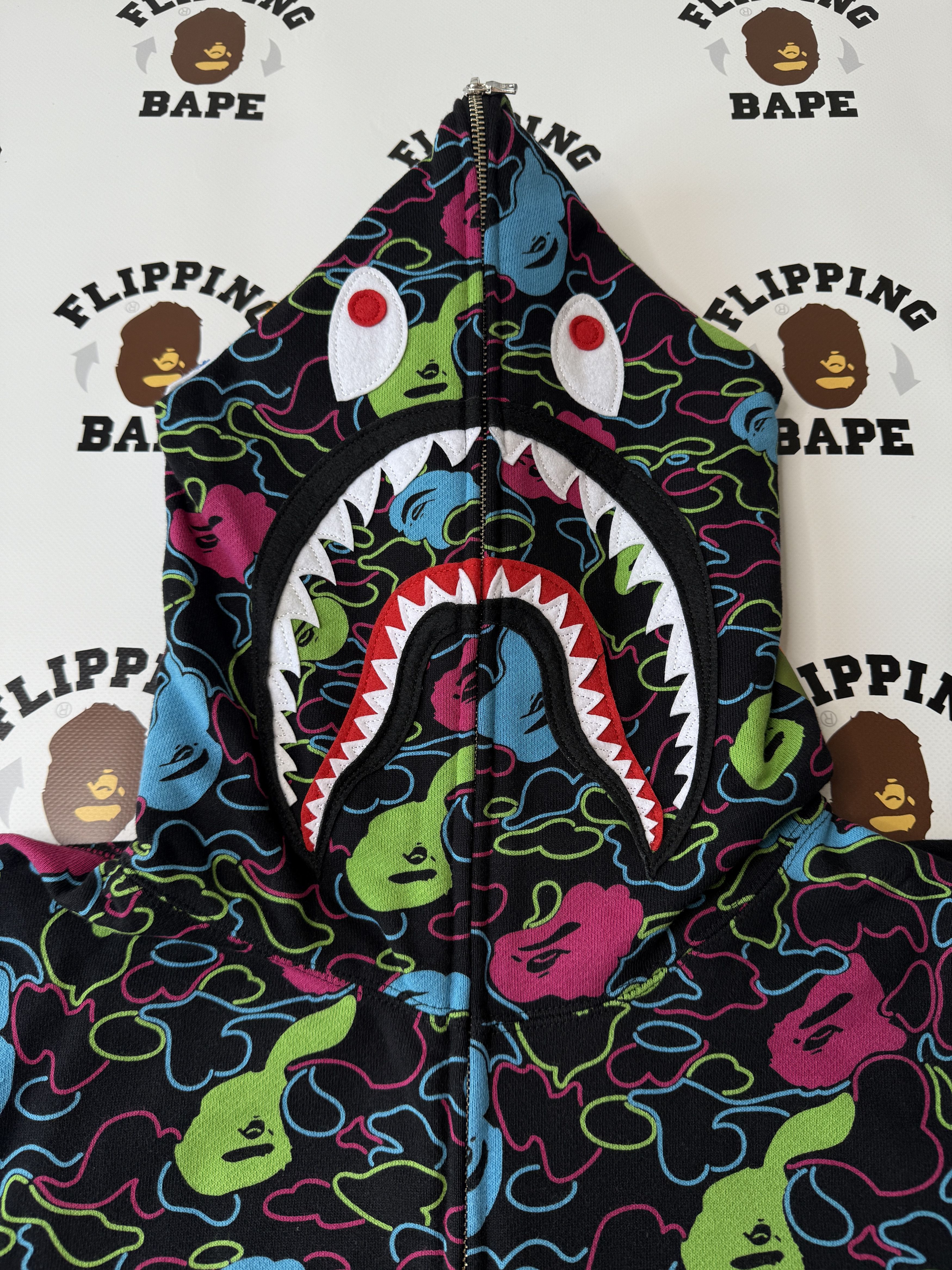 Bape BAPE LAS VEGAS SEPARATE SHARK FULL ZIP HOODIE Size US M / EU 48-50 / 2 - 4 Thumbnail