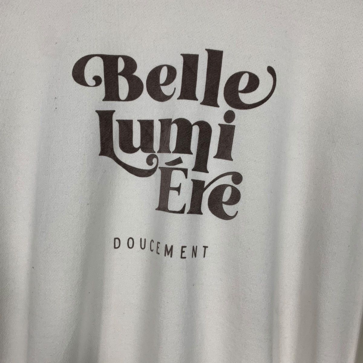 Japanese Brand Belle Lumi Ere Doucement Crewneck Sweatshirt #3624-C166 Size US M / EU 48-50 / 2 - 3 Thumbnail