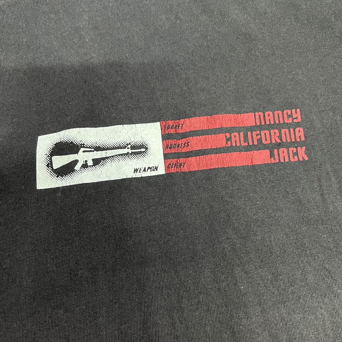 Hook-Ups × Vintage Rare Vintage Black Flys Female Target T Shirt Size US S / EU 44-46 / 1 - 3 Thumbnail