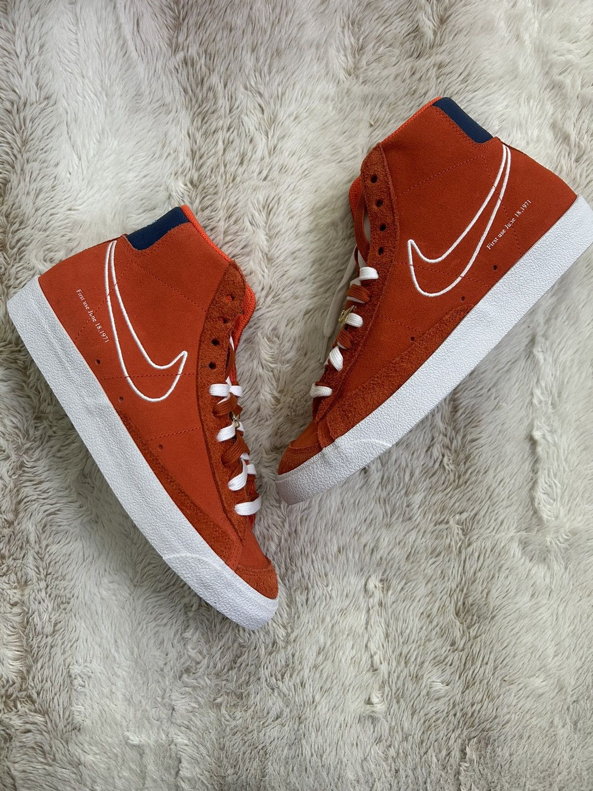 Nike Nike Blazer Mid 77 First Use Orange Size US 10 / EU 43 - 3 Thumbnail
