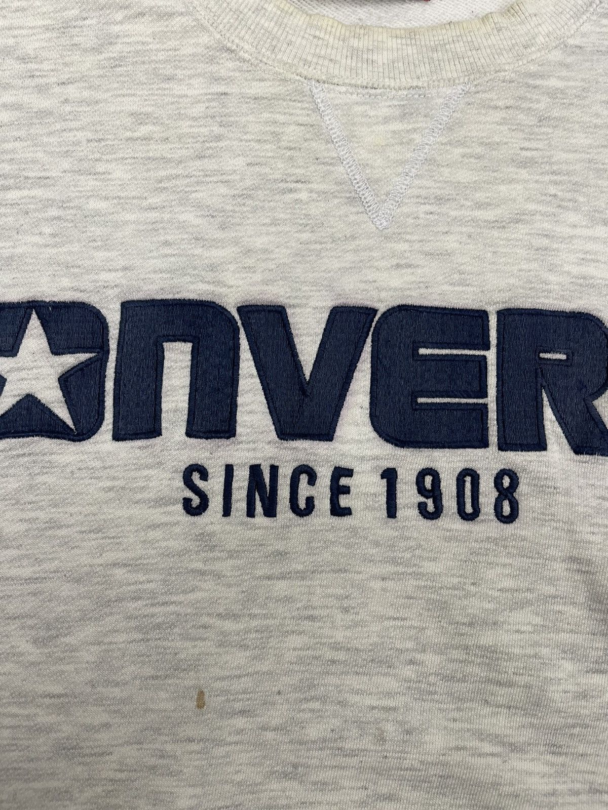 Converse Vintage Converse Big Logo Spellout Embroidery Sweatshirt Size US L / EU 52-54 / 3 - 5 Thumbnail