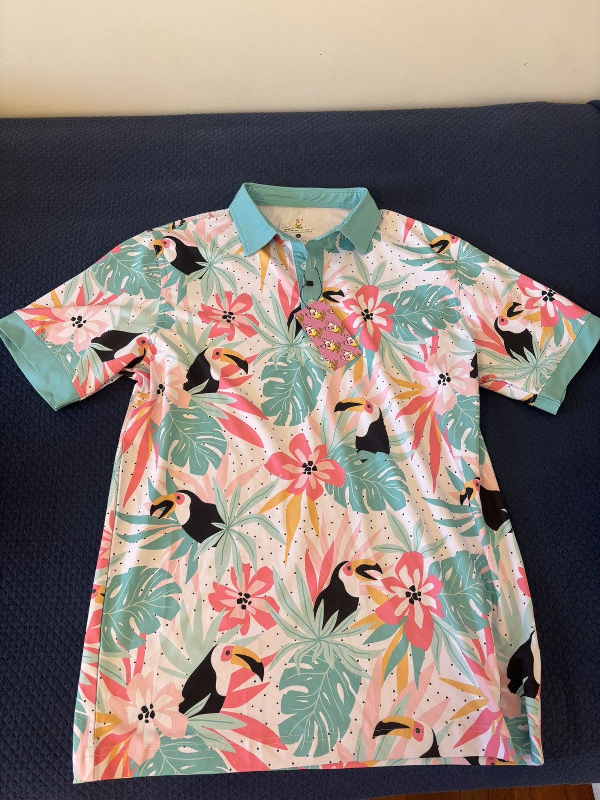 Other Rolo Golf Polo Adam Sandler Tucan Size US L / EU 52-54 / 3 - 1 Thumbnail