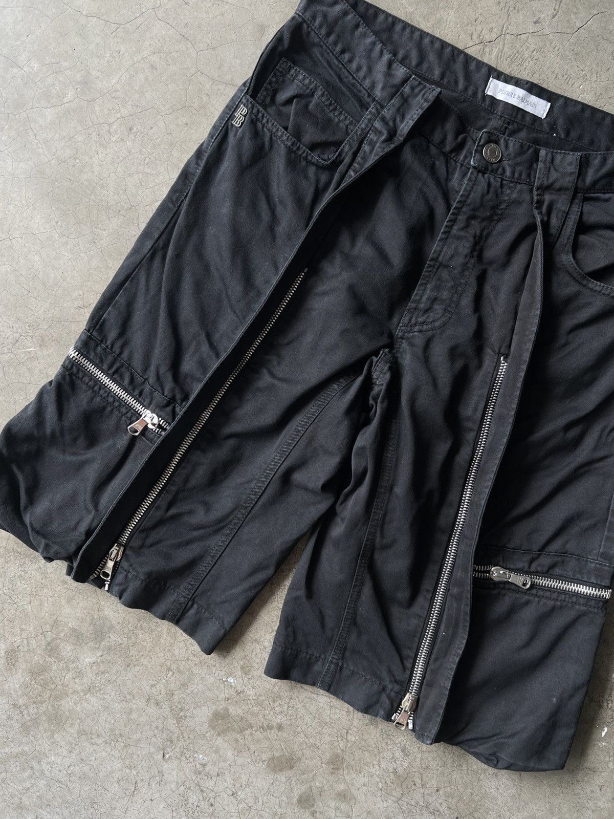 Pierre Balmain Pierre Balmain - Military Cargo Shorts Size US 34 / EU 50 - 4 Thumbnail