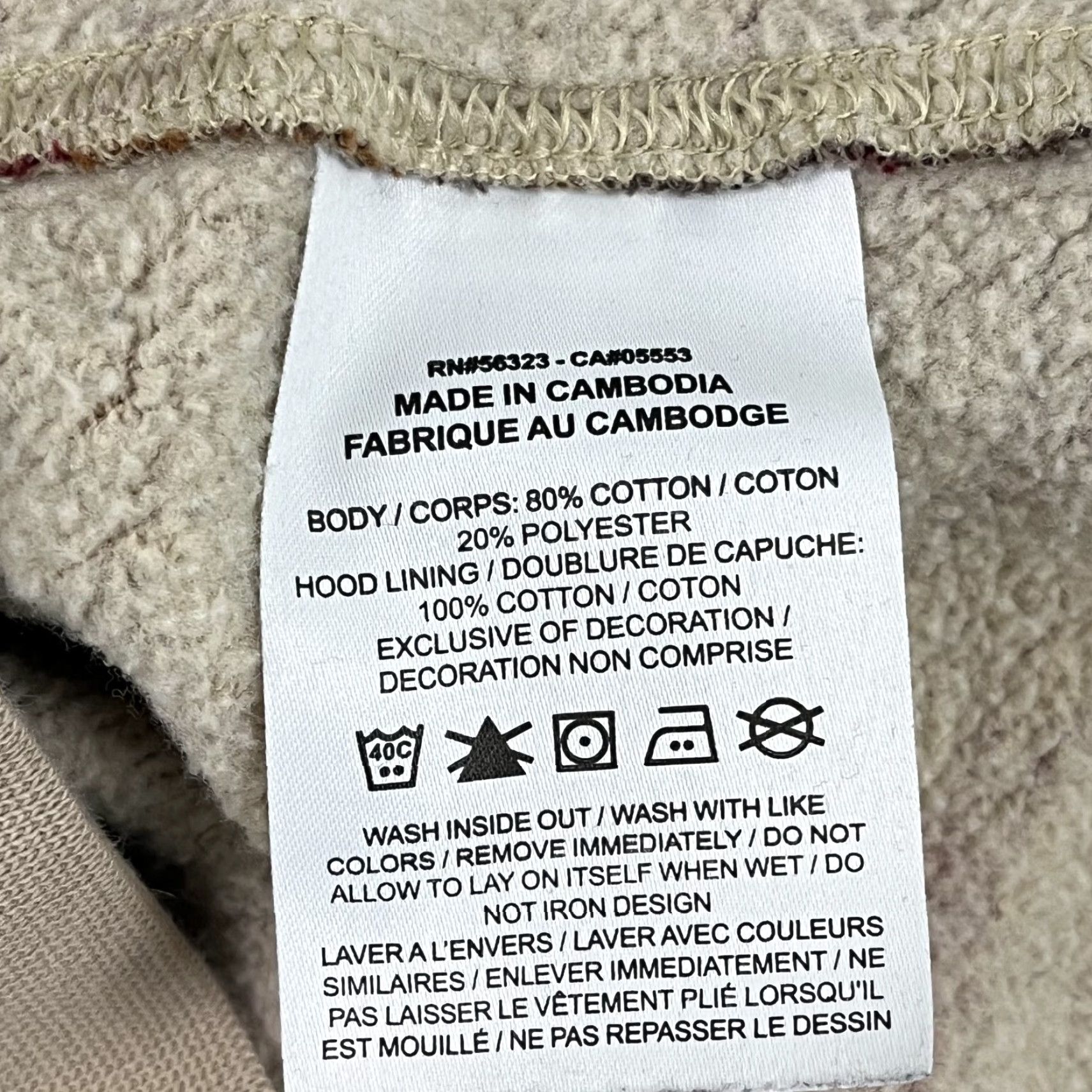 Nike NIKE Hoodie Sweatshirt Men Large AOP Sport Essentials Fleece Pullover Hooded with Pockets Multicolor - Nike Sportswear Size US L / EU 52-54 / 3 - 7 Thumbnail