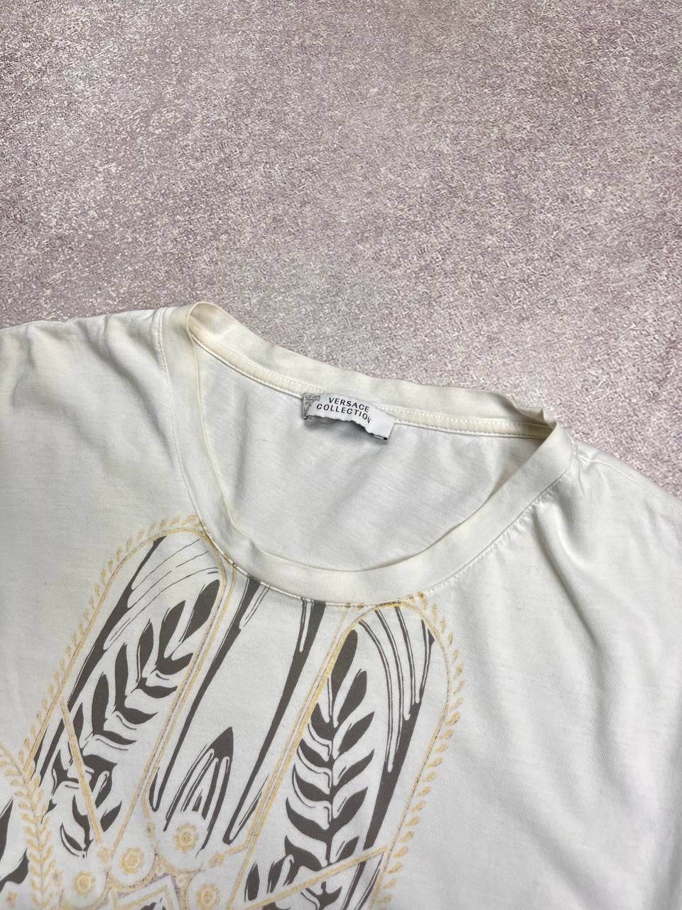 Versace × Vintage Vintage Versace Abstract Boxy T-shirt XL Size US XL / EU 56 / 4 - 3 Thumbnail