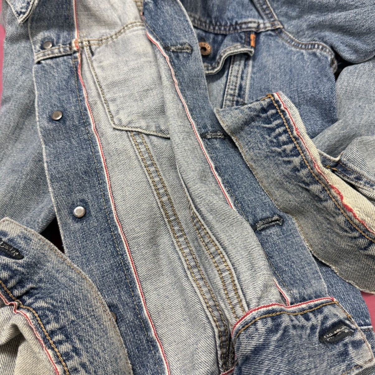Edwin Vintage Edwin Selvedge Denim Jacket Trucker Size US S / EU 44-46 / 1 - 7 Thumbnail