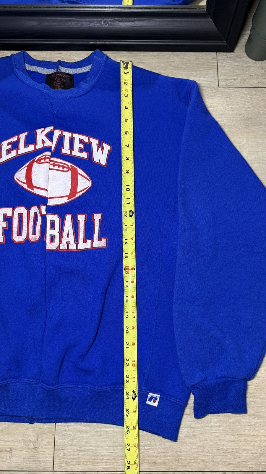 Vintage Y2K 2000s Russell Elkview Football Repurposed Crewneck Size US L / EU 52-54 / 3 - 4 Thumbnail