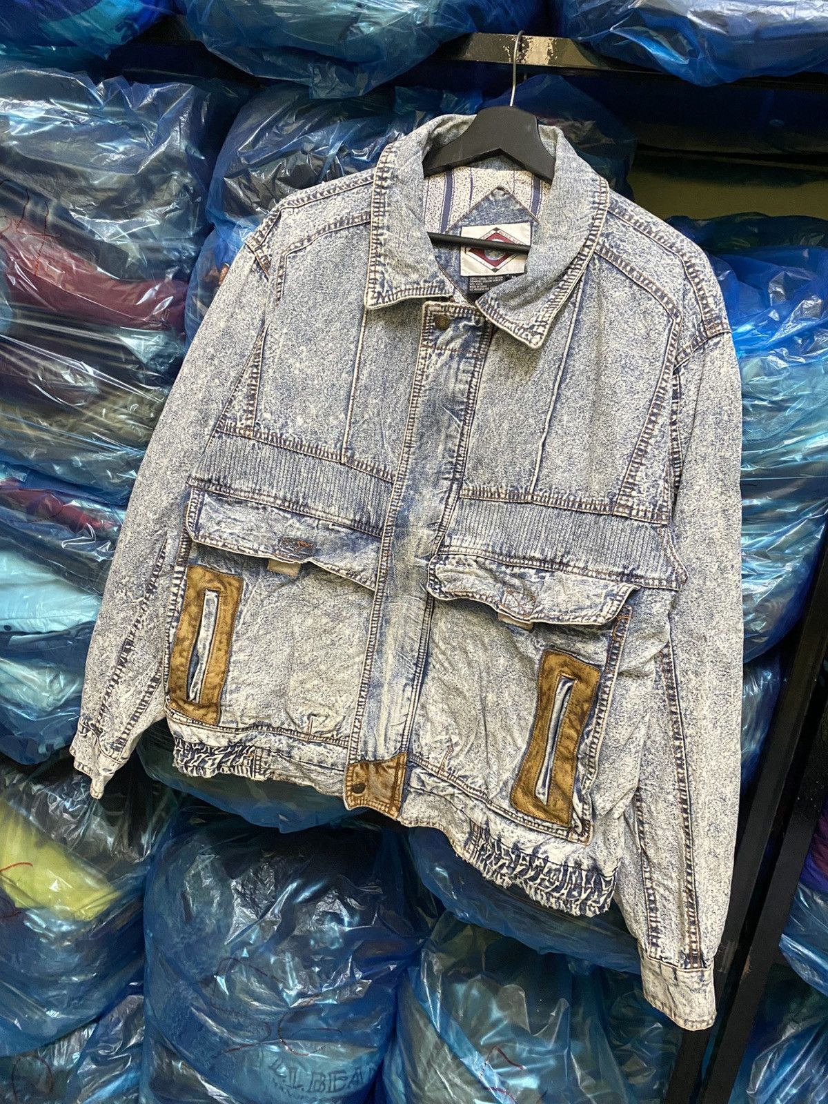 Vintage Vintage 90s Horizon Outer Wear Acid Wash Denim Jacket Size US M / EU 48-50 / 2 - 4 Thumbnail