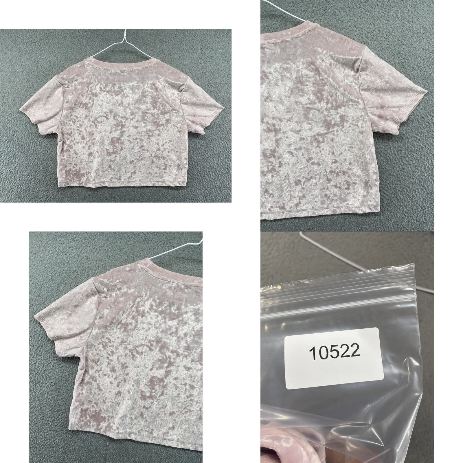 Aeropostale Aeropostale Shirt Cropped Velour Short Sleeve Pink Women’s Size M Size M / US 6-8 / IT 42-44 - 8 Thumbnail